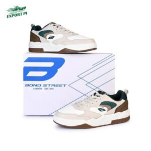 Bond Street Premium Sneakers White-Coffe Edition
