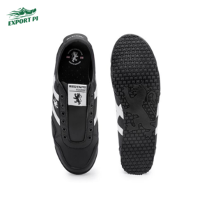 Red Tape Mens Solid Black Sneakers
