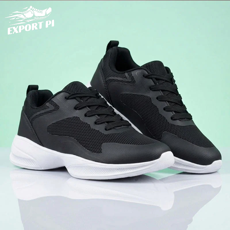 Super Light Casual Shoes Black And White