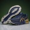 Asics Navy Blue & Gold sneakers